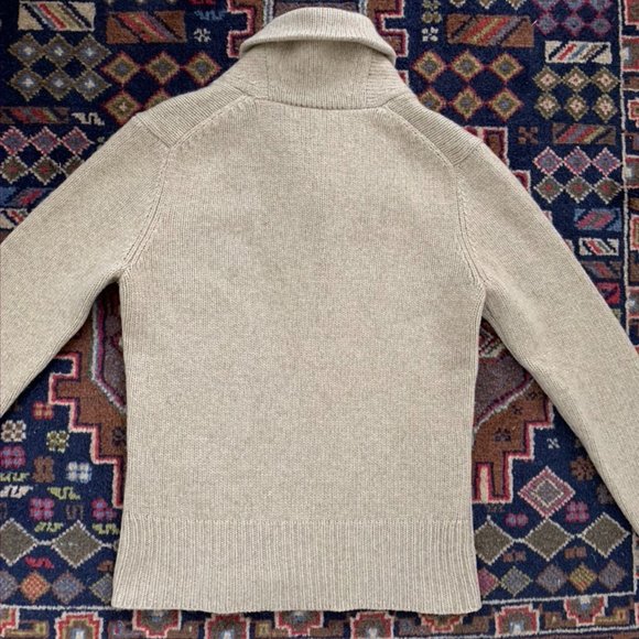 Ralph Lauren Cashmere/Wool Shawl Collar Sweater - Picture 6 of 7